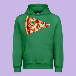 Pizza Slice Urban Hoodie Designed By Adodesignshop