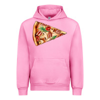 Fuchsia Pink pizza slice Urban Hoodie - AdoDesignShop