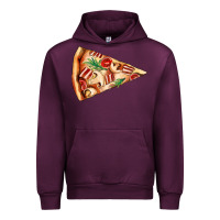 Mauve Wine pizza slice Urban Hoodie - AdoDesignShop