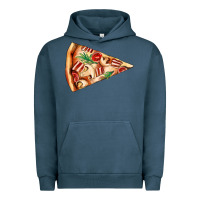 Pigment Midnight Navy pizza slice Urban Hoodie - AdoDesignShop