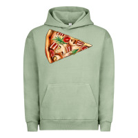 Pigment Oil Green pizza slice Urban Hoodie - AdoDesignShop