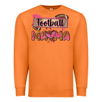 Carrot football mama with leopard Premium Sweatshirt - Zillion Design Studio