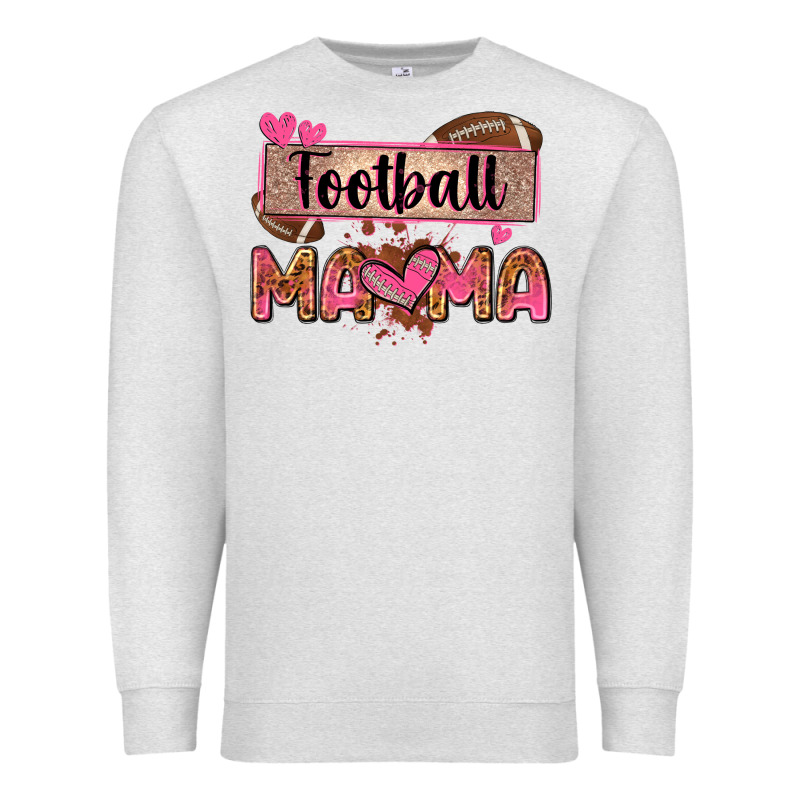 Football Mama With Leopard Premium Sweatshirt by Zillion Design Studio | Teevron