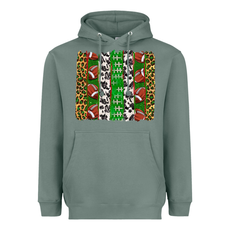 Football Brush Strokes Heavyweight Hoodie by texasbilliewilder | Teevron