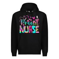 Black proud nurse Premium Hoodie - BundleAndBundleShop