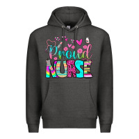 Charcoal Heather proud nurse Premium Hoodie - BundleAndBundleShop