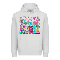 Dove Grey proud nurse Premium Hoodie - BundleAndBundleShop