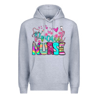 Heather Grey proud nurse Premium Hoodie - BundleAndBundleShop
