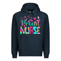 Navy proud nurse Premium Hoodie - BundleAndBundleShop