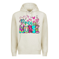 Oatmeal Heather proud nurse Premium Hoodie - BundleAndBundleShop