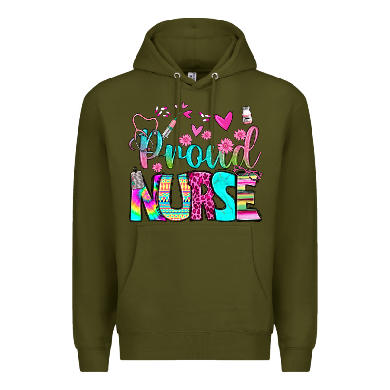 Proud Nurse Premium Hoodie by BundleAndBundleShop | Teevron