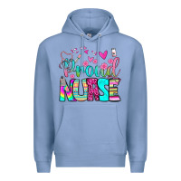 Colony Blue proud nurse Premium Hoodie - BundleAndBundleShop