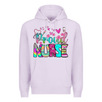 Lilac proud nurse Premium Hoodie - BundleAndBundleShop