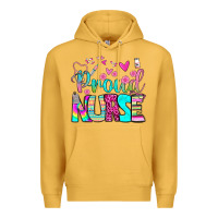 Mustard proud nurse Premium Hoodie - BundleAndBundleShop