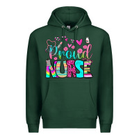 Sports Green proud nurse Premium Hoodie - BundleAndBundleShop