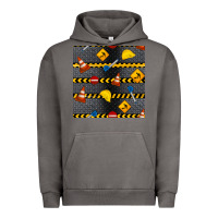Pigment Tornado construction signs seamless pattern Urban Hoodie - BundleAndBundleShop
