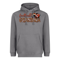 Storm football grandma with leopard Heavyweight Hoodie - texasbilliewilder