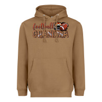 Toasted Coconut football grandma with leopard Heavyweight Hoodie - texasbilliewilder