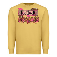 Antique Gold football granny with leopard Premium Sweatshirt - Zillion Design Studio