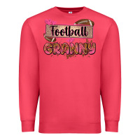 Cardinal football granny with leopard Premium Sweatshirt - Zillion Design Studio