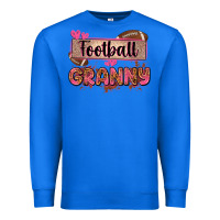 True Royal football granny with leopard Premium Sweatshirt - Zillion Design Studio