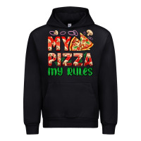 Black my pizza  my rules Urban Hoodie - AdoDesignShop