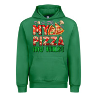 Emerald my pizza  my rules Urban Hoodie - AdoDesignShop