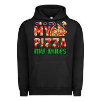 Pigment Black my pizza  my rules Urban Hoodie - AdoDesignShop