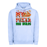 Pigment Grape Ice my pizza  my rules Urban Hoodie - AdoDesignShop
