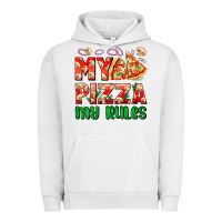 Pigment Lunar Rock my pizza  my rules Urban Hoodie - AdoDesignShop