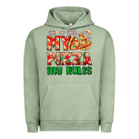 My Pizza  My Rules Urban Hoodie | Teevron