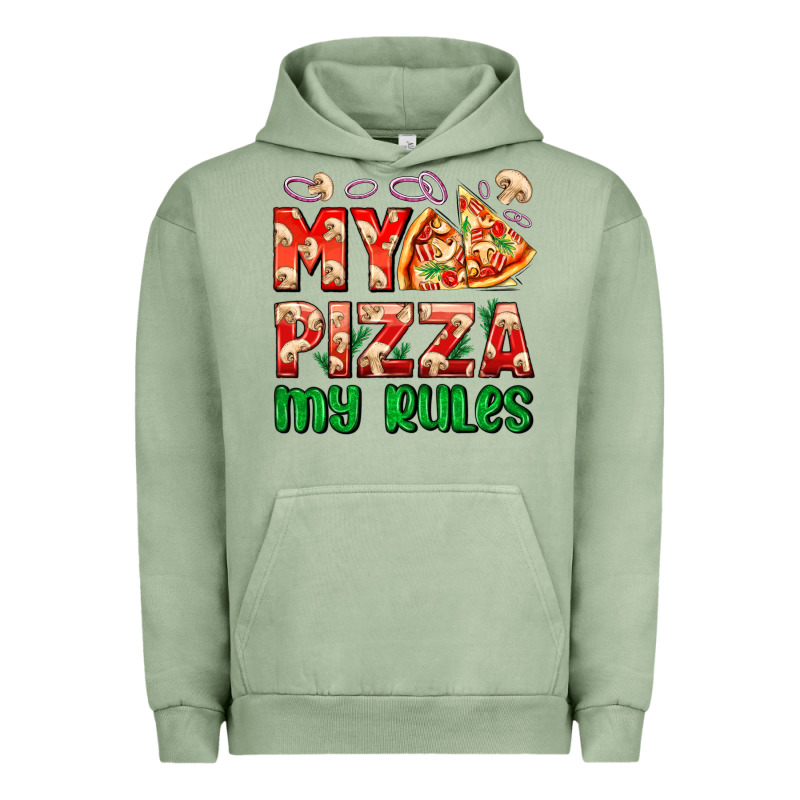 My Pizza  My Rules Urban Hoodie by AdoDesignShop | Teevron