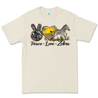Bone peace love zebra Premium Tee - LillyAllenDesigns