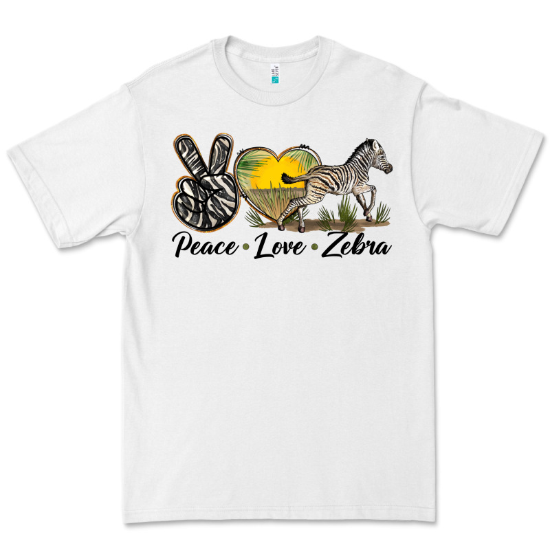 Peace Love Zebra Premium Tee by LillyAllenDesigns | Teevron