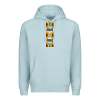 Blue Mist mimi sunflower leopard  pen wrap Premium Hoodie - Artiststas
