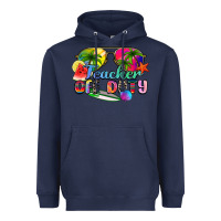 Navy teacher off duty Heavyweight Hoodie - Zillion Design Studio