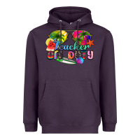 Plum teacher off duty Heavyweight Hoodie - Zillion Design Studio