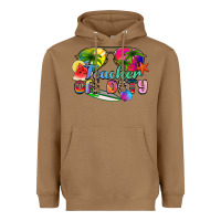 Toasted Coconut teacher off duty Heavyweight Hoodie - Zillion Design Studio