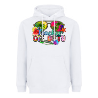 White teacher off duty Heavyweight Hoodie - Zillion Design Studio