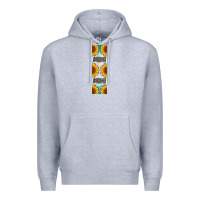 Heather Grey mimi sunflower leopard  pen wrap Premium Hoodie - Artiststas