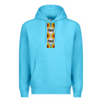 Ocean Blue mimi sunflower leopard  pen wrap Premium Hoodie - Artiststas