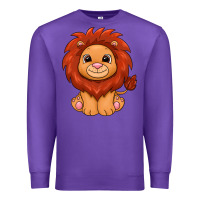 Purple lion Premium Sweatshirt - texasbilliewilder