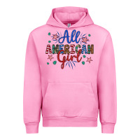 Fuchsia Pink all american girl Urban Hoodie - Artiststas