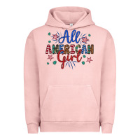Pigment Salmon all american girl Urban Hoodie - Artiststas