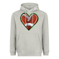 Moon Dust football heart Heavyweight Hoodie - texasbilliewilder