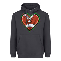 Smoke football heart Heavyweight Hoodie - texasbilliewilder