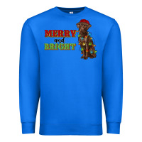 True Royal merry and bright labrador Premium Sweatshirt - RanaPortraitStore