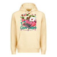 Pina Colada love letter with typewriter Premium Hoodie - AdoDesignShop