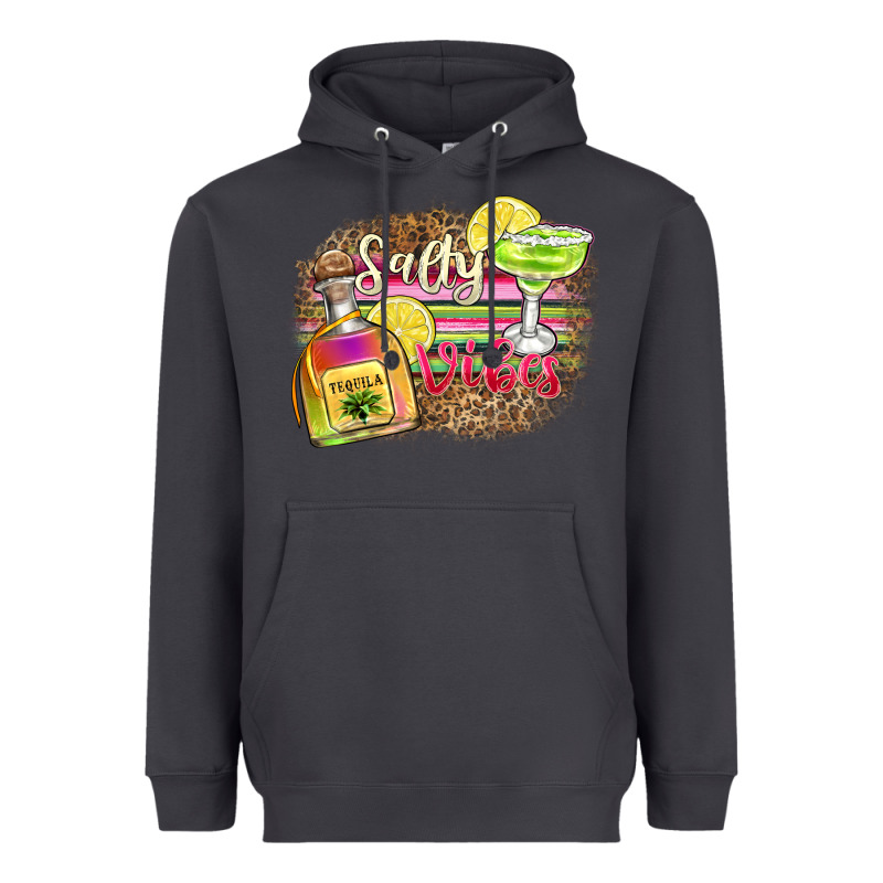 Salty Vibes Heavyweight Hoodie by Zillion Design Studio | Teevron