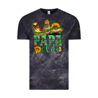Cloud Black papa cito with sunflowers and sombrero Vintage Tee - Artiststas